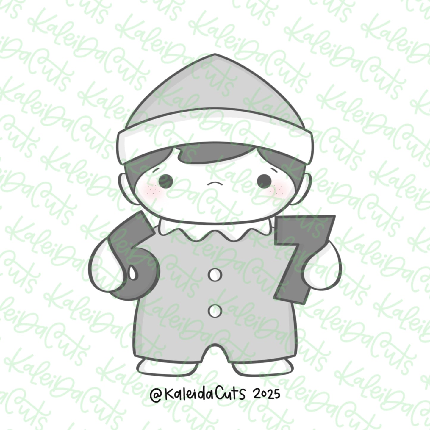 Elf Six Seven Cookie Cutter