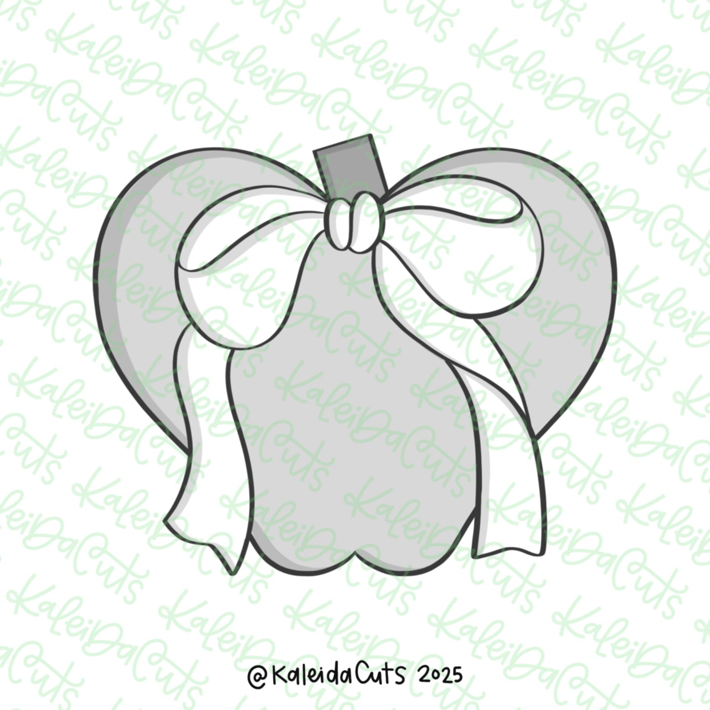 Apple Heart Coquette Cookie Cutter