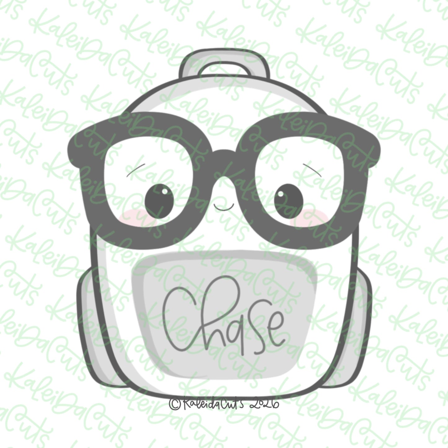 Nerdy Backpack Cookie Cutter