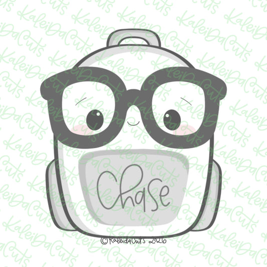 Nerdy Backpack Cookie Cutter