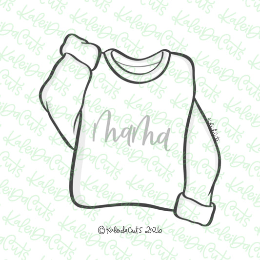 Mama Crewneck Sweatshirt Cookie Cutter