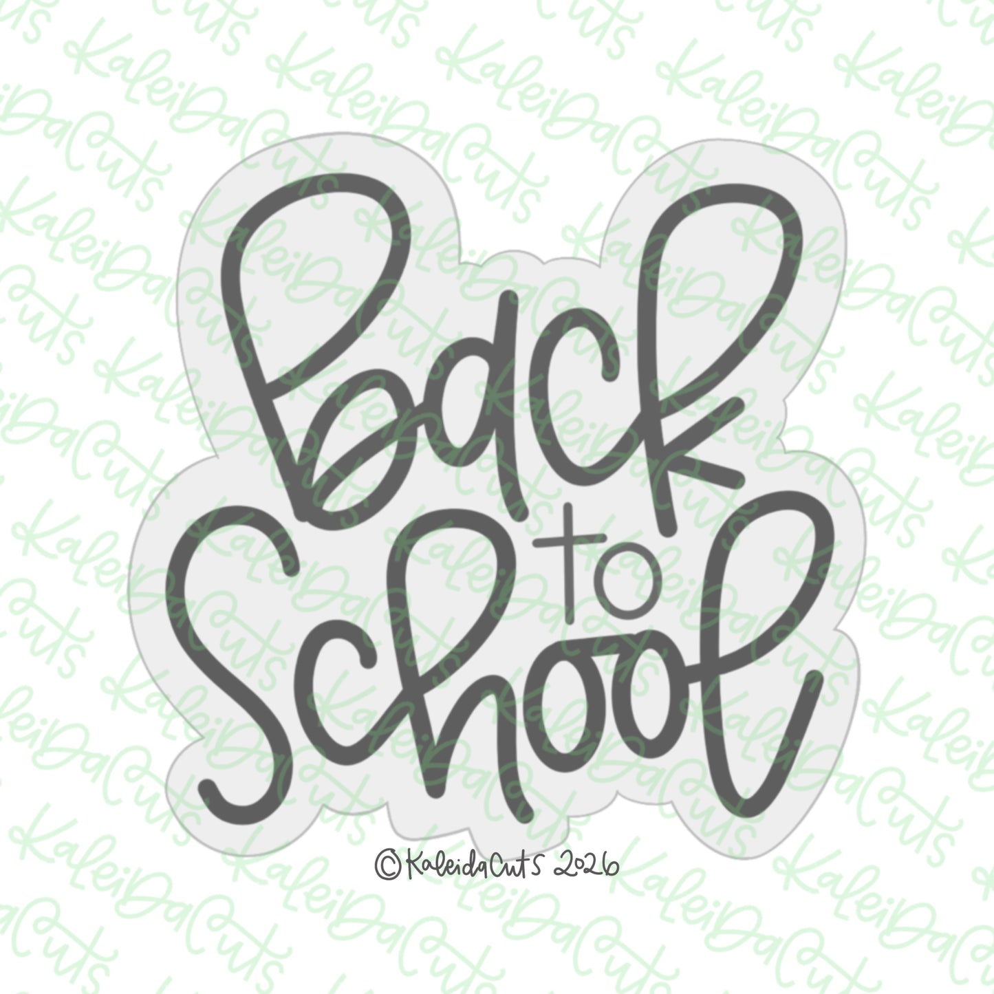 2026 Back to School Cookie Cutter