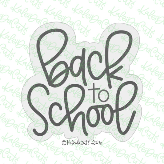 2026 Back to School Cookie Cutter