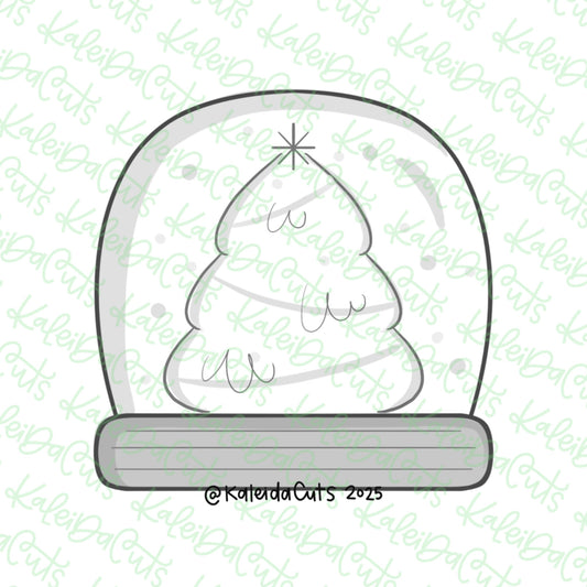 Simple Snowglobe Cookie Cutter