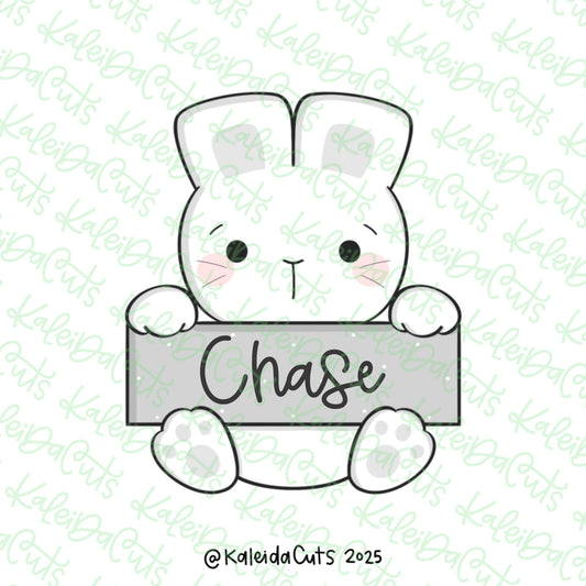 2025 Bunny Plaque Cookie Cutter