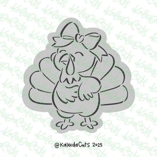 PYO Turkey Bow Cookie Cutter