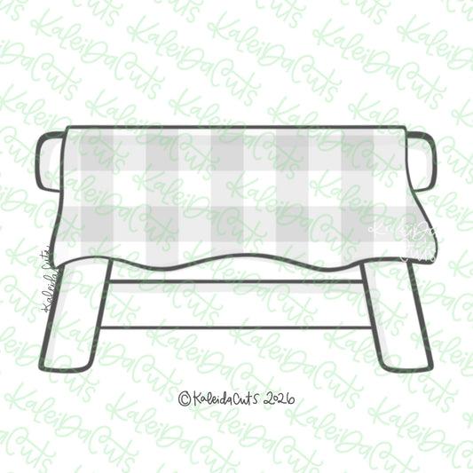 Picnic Table Cookie Cutter