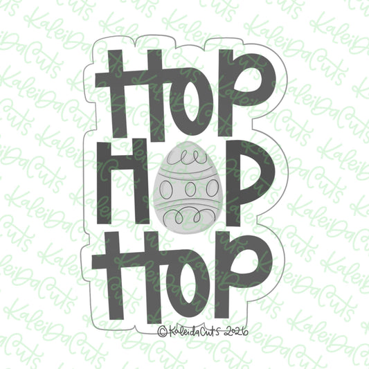 Hop Hop Hop Cookie Cutter