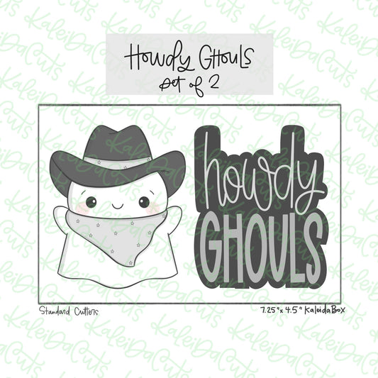 Howdy Ghouls Cookie Cutter Set of 2