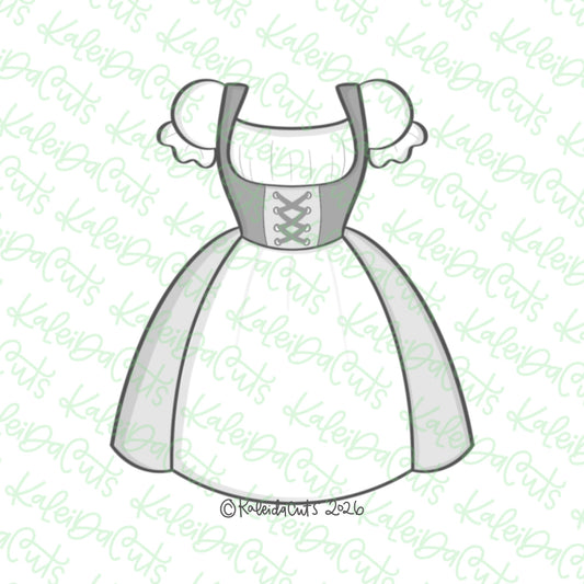 Oktoberfest Dress Cookie Cutter