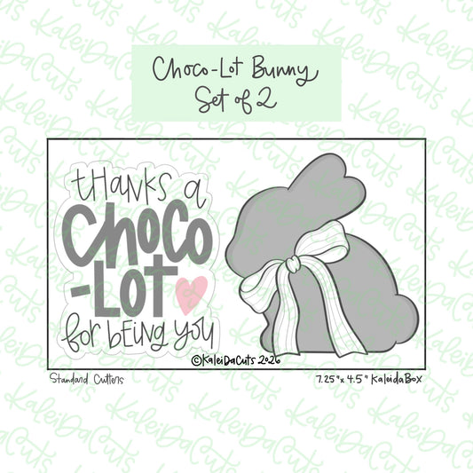 Choco Lot Bunny Cookie Cutters Set of 2