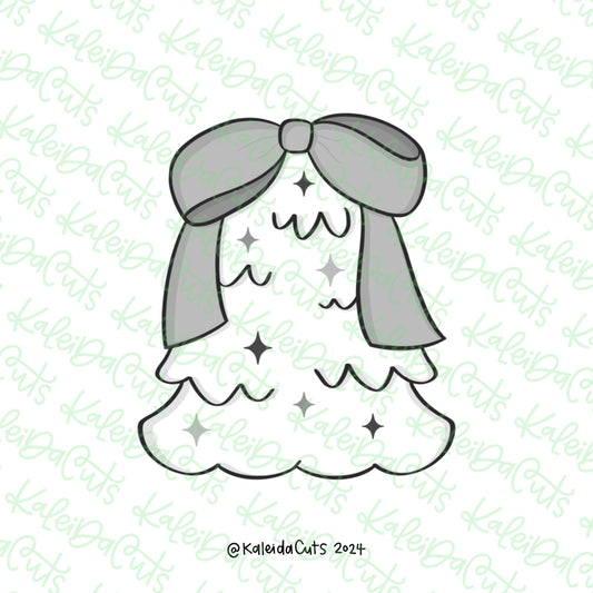 Christmas Tree Bow Cookie Cutter