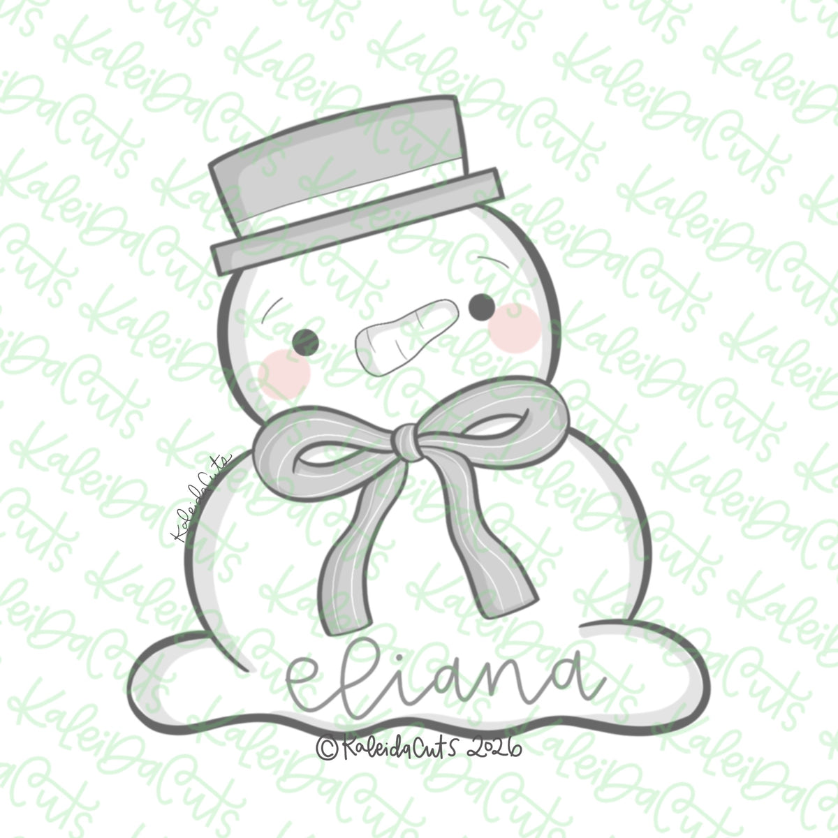 Classic Melted Snowman Cookie Cutter
