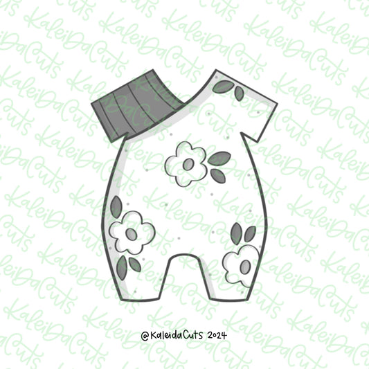 Bloom Romper Cookie Cutter