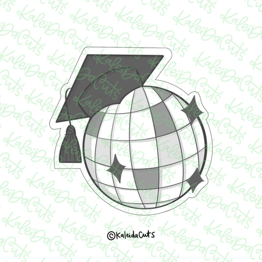 Grad Disco Ball Cookie Cutter