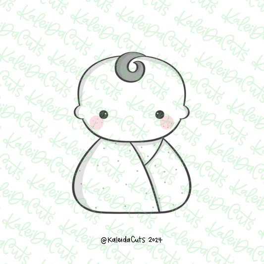 Bundled Baby Cookie Cutter