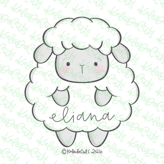 Puffy Sheep Cookie Cutter