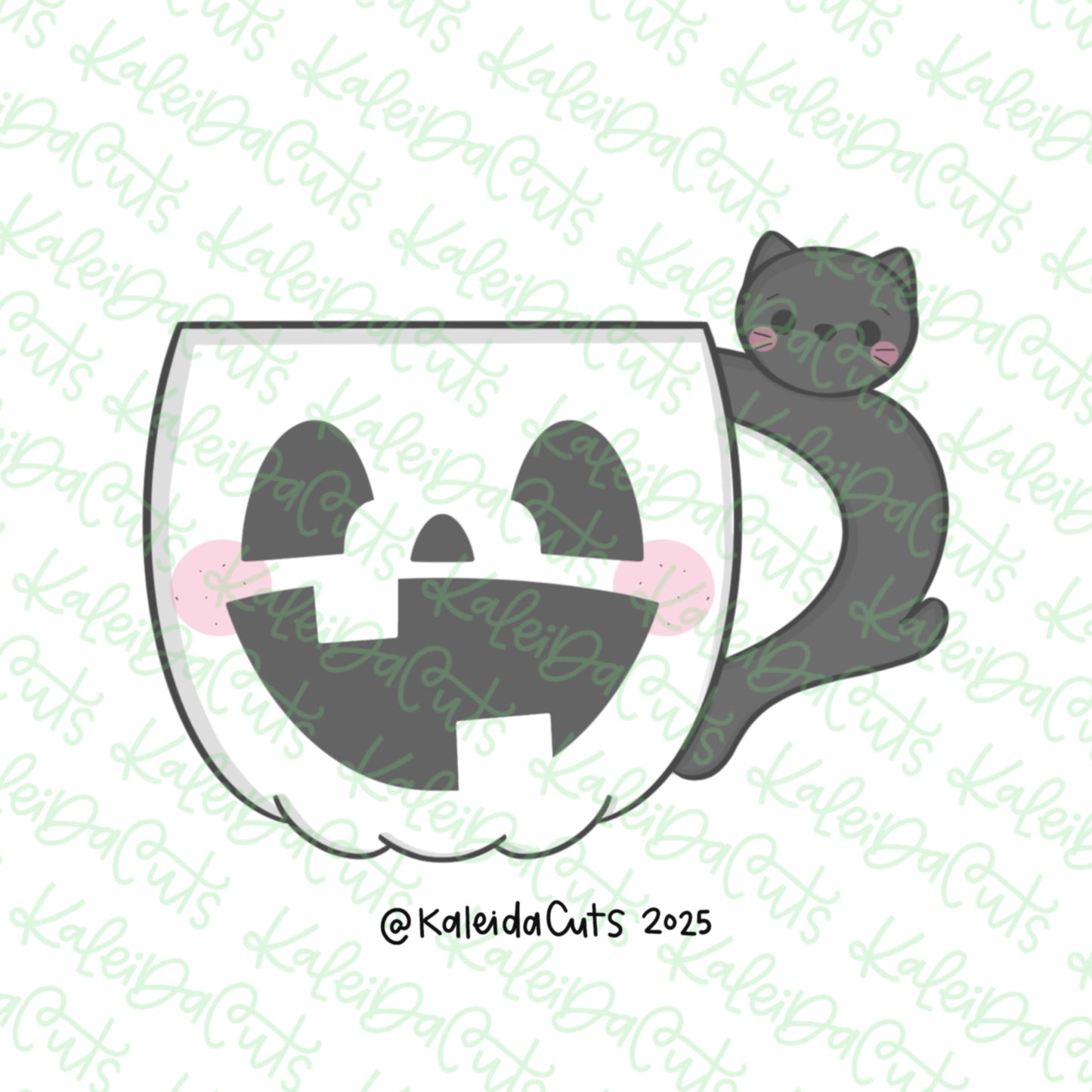Pumpkin Kitty Mug Cookie Cutter