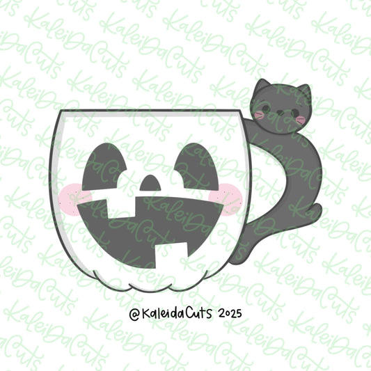 Pumpkin Kitty Mug Cookie Cutter