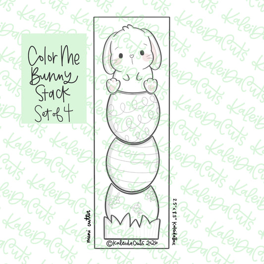 Color Me Chick Bunny Cookie Cutters Set of 4