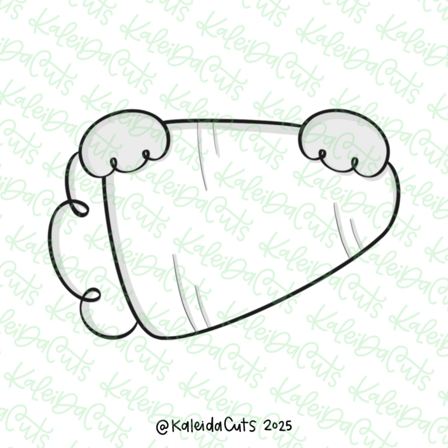 2025 Carrot Plaque Cookie Cutter