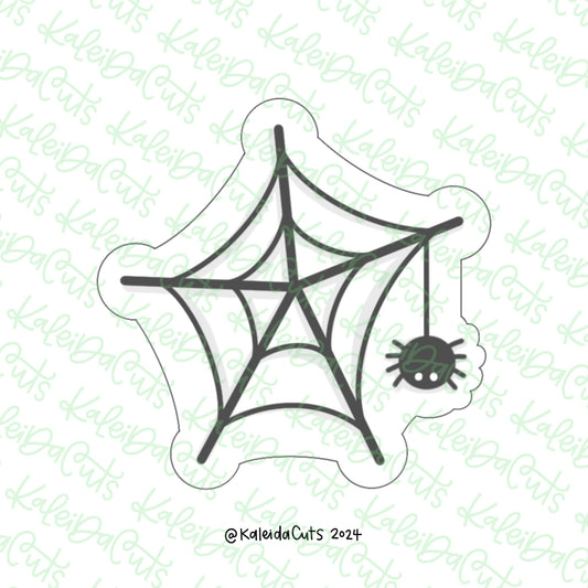 Drop Spider Web Cookie Cutter