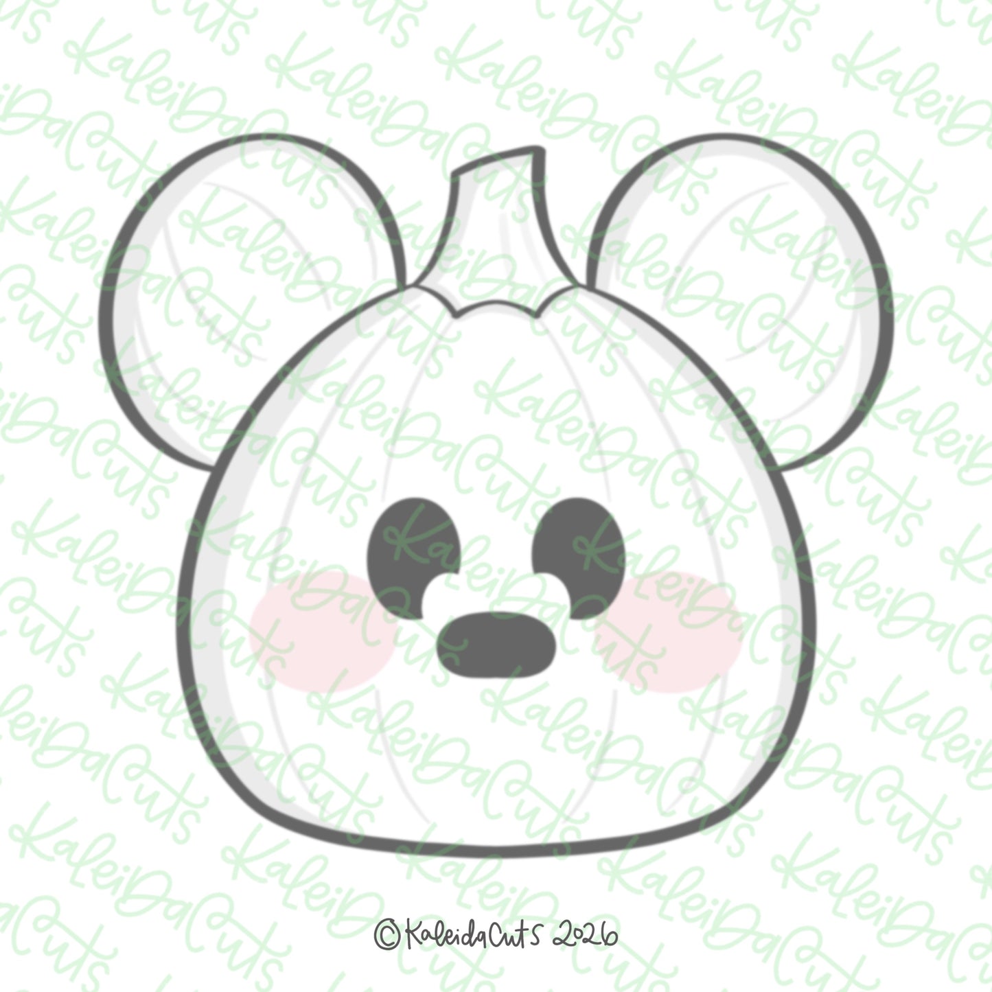 Chunky Mouse Pumpkin Cookie Cutter