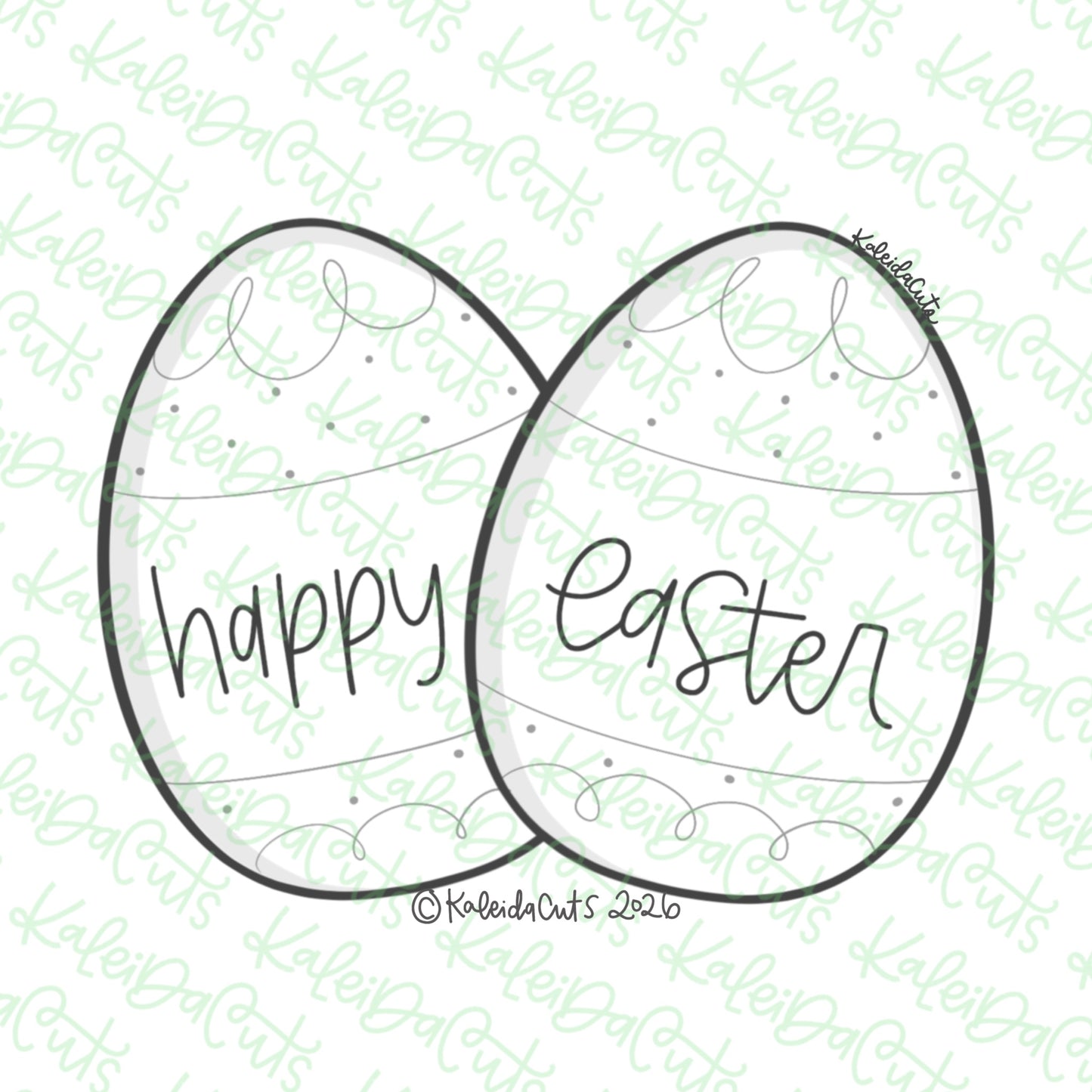 Double Eggs Cookie Cutter