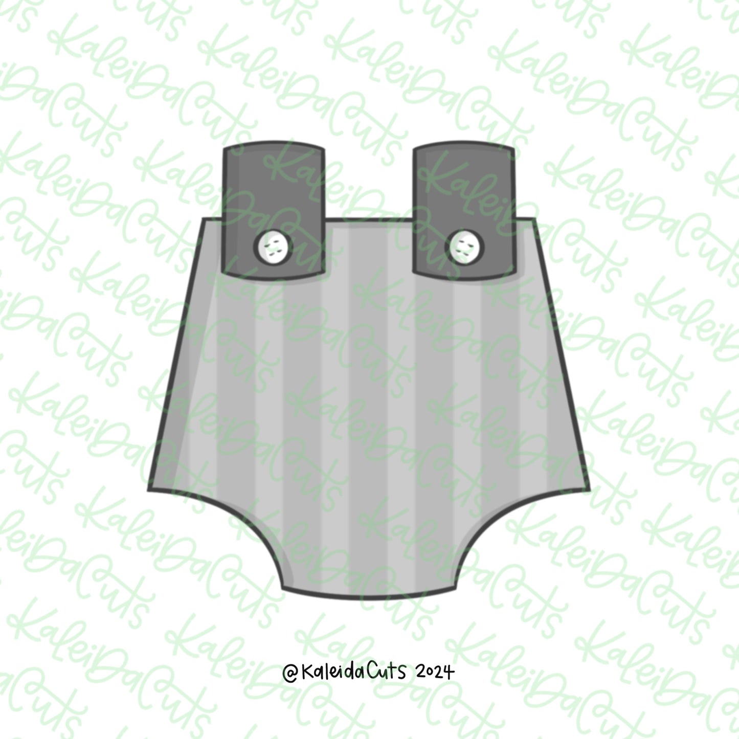 Square Baby Romper Cookie Cutter