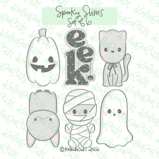 Spooky Slims Cookie Cutter Set of 6