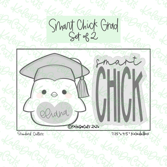 Smart Chick Grad Cookie Cutters Set of 2