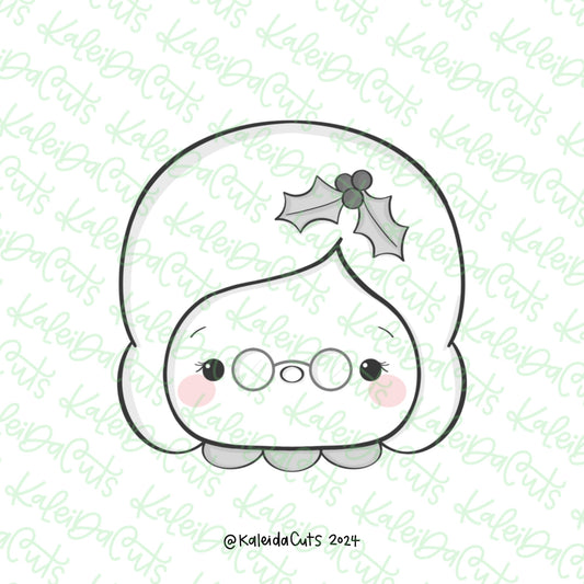 Chunky Mrs Claus Cookie Cutter
