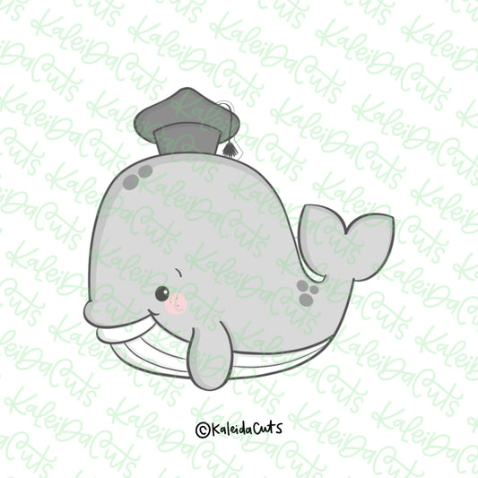 Grad Whale Cookie Cutter