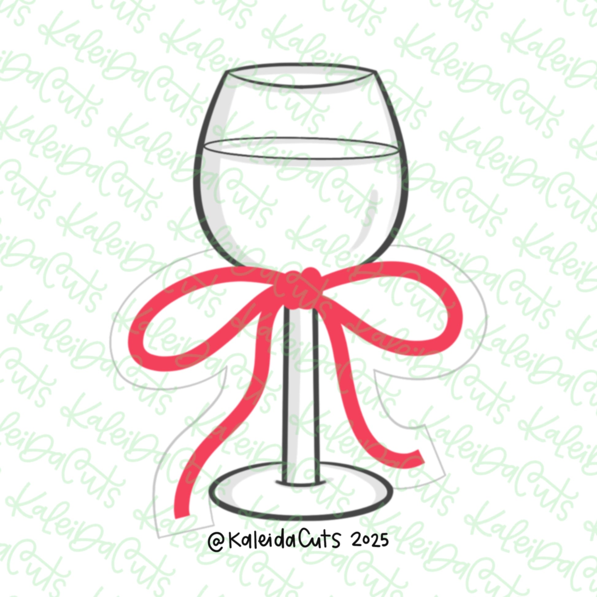 Pizza Night Wine Cookie Cutter