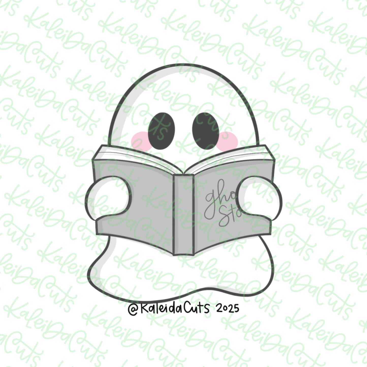 Book Ghost Cookie Cutter