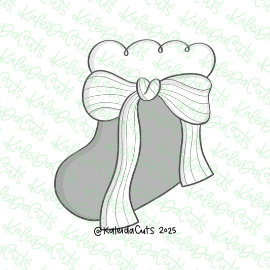 2025 Coquette Stocking Cookie Cutter