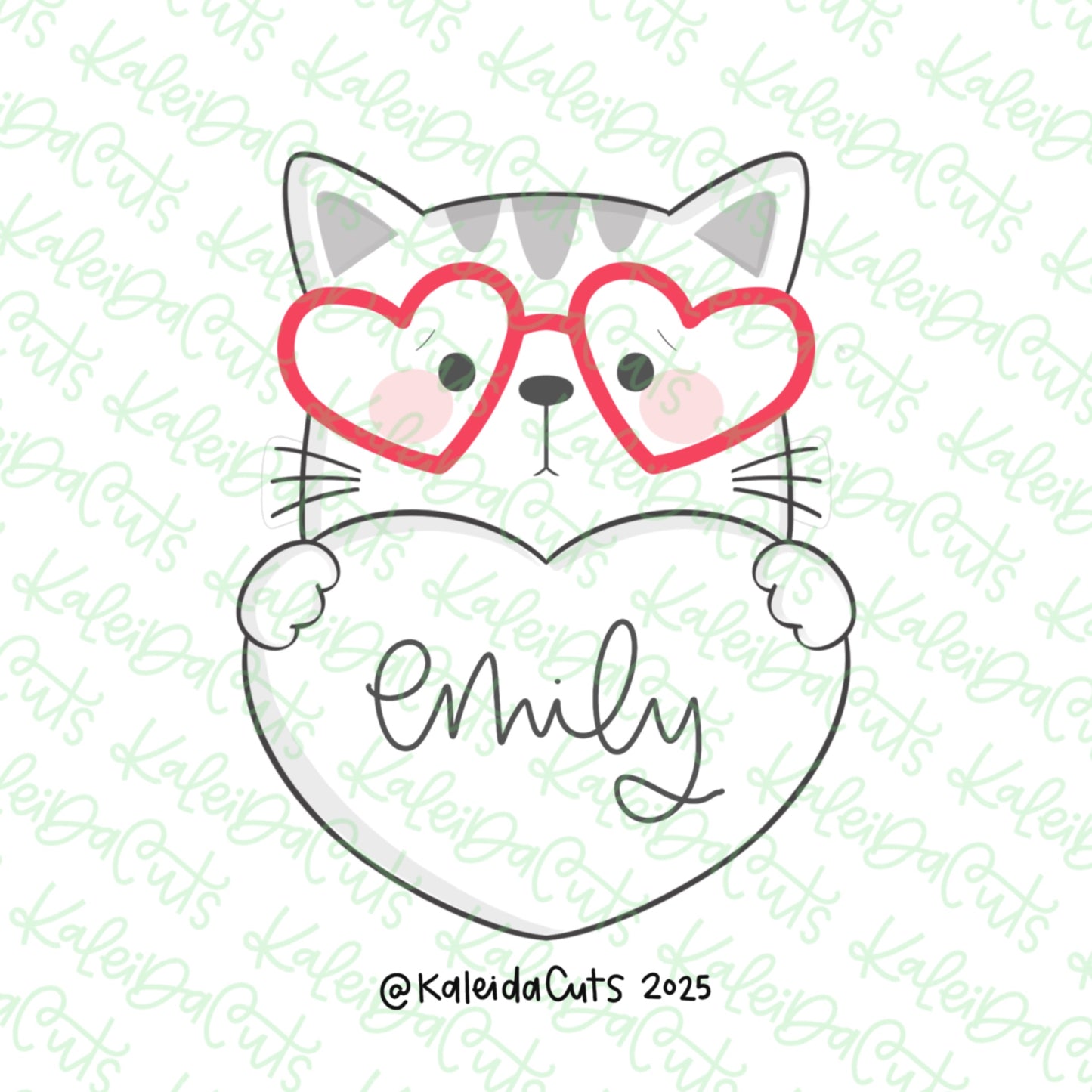 Cat Valentine Cookie Cutter