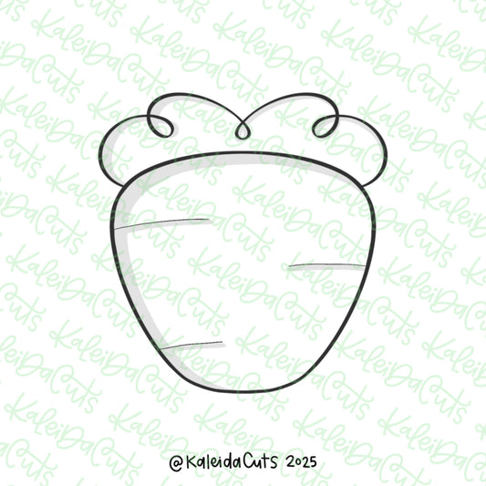 Squarish Carrot Cookie Cutter