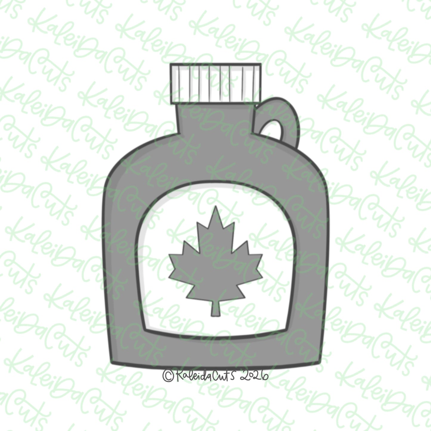Tall Syrup Bottle Cookie Cutter