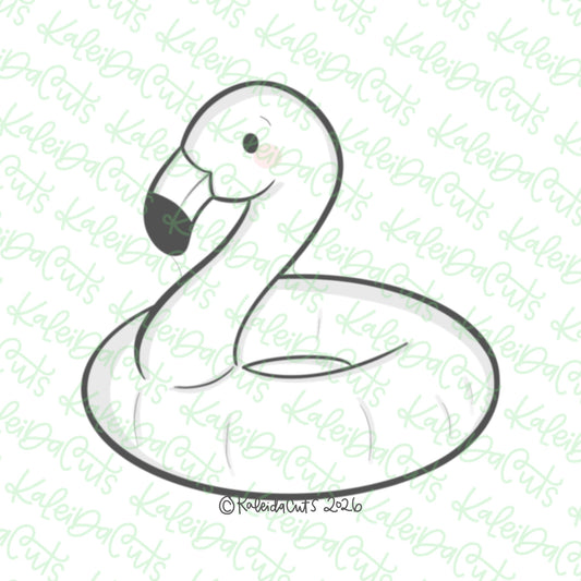 Flamingo Float 2026 Cookie Cutter