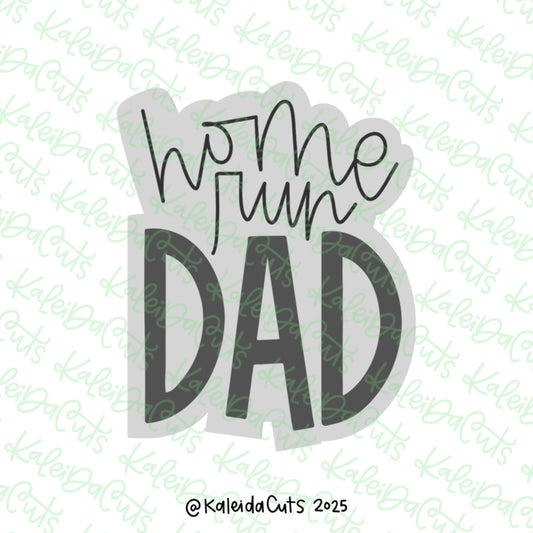 Home Run Dad Cookie Cutter