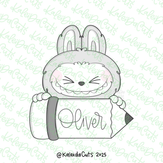 Monster Plush Pencil Cookie Cutter