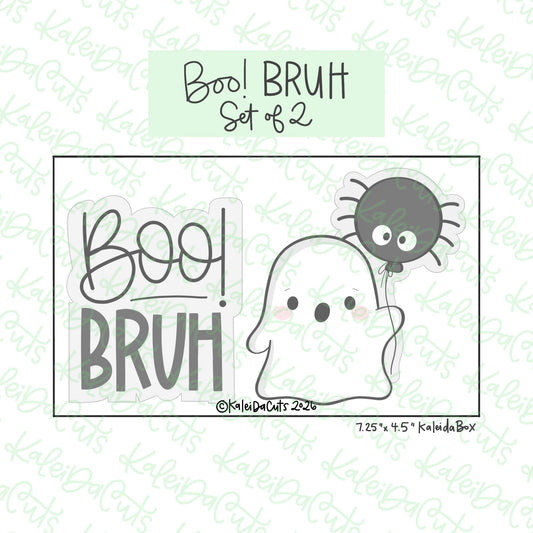 Boo BRUH Cookie Cutter Set of 2