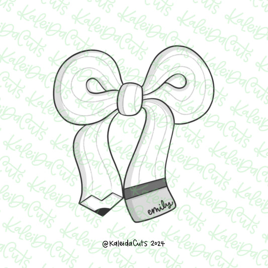 Coquette Pencil Cookie Cutter