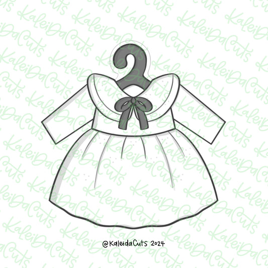 Hanging Baby Dress Cookie Cutter