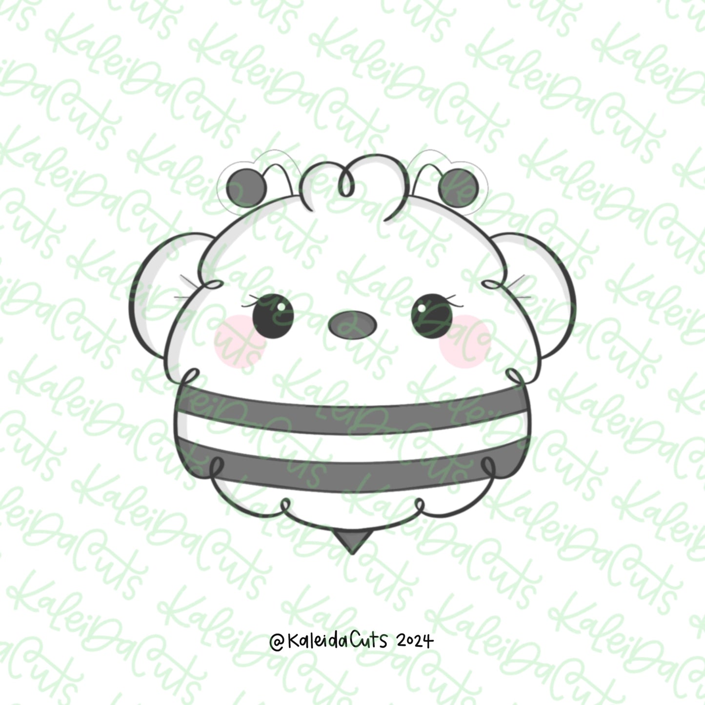 Fuzzy Bumble Bee Cookie Cutter