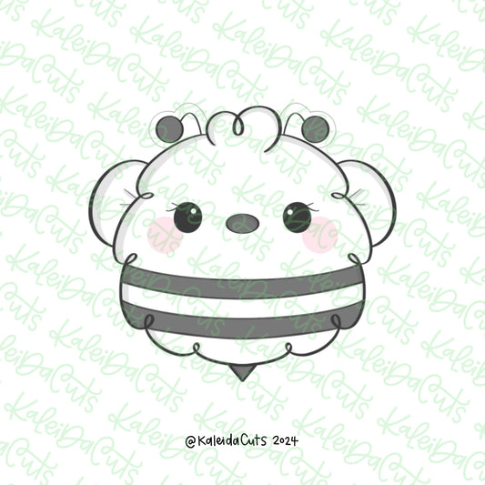 Fuzzy Bumble Bee Cookie Cutter