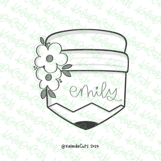 Daisy Pencil Cookie Cutter