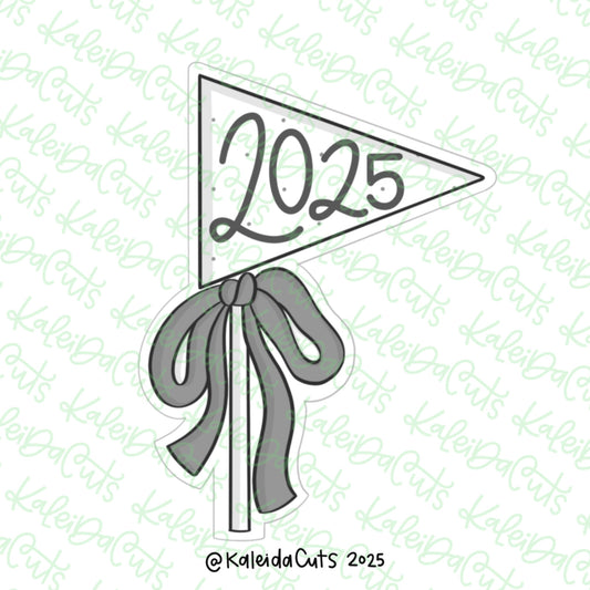 Coquette Pennant Cookie Cutter