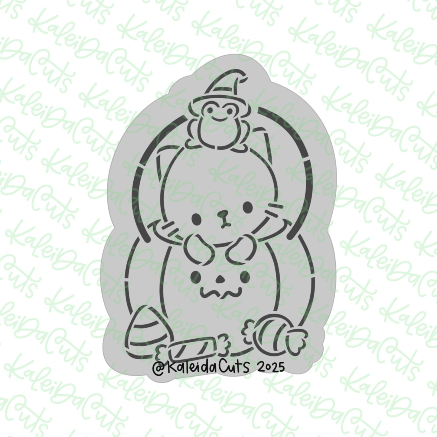 PYO Kitty in Candy Bucket Cookie Cutter